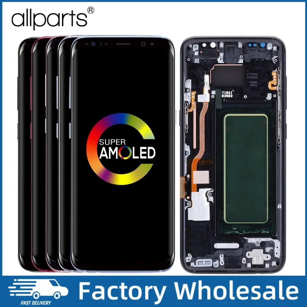 ORIGINAL AMOLED for SAMSUNG S8 LCD Display Touch Screen with Frame Digitizer Replacement for SAMSUNG GALAXY S8 Plus LCD Display
ORIGINAL AMOLED for SAMSUNG S8 LCD Display Touch Screen with Frame Digitizer Replacement for SAMSUNG GALAXY S8 Plus LCD Display