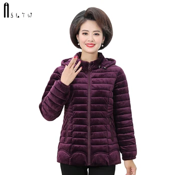 ASLTW Velvet Winter Jacket Women New Plus Size Long Sleeve Coat With Hooded Parka Zipper Overcoat Slim Cotton Coat Women
ASLTW Velvet Winter Jacket Women New Plus Size Long Sleeve Coat With Hooded Parka Zipper Overcoat Slim Cotton Coat Women