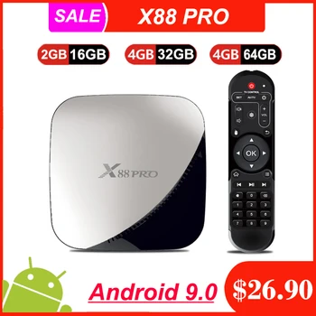 Android 9.0 RK3318X88 PRO Smart TV Box 2.4G/5G Wifi 4G 64G 1080P 60fps H.265 USB 3.0 Google Play Store Netflix Youtube Top Box
Android 9.0 RK3318X88 PRO Smart TV Box 2.4G/5G Wifi 4G 64G 1080P 60fps H.265 USB 3.0 Google Play Store Netflix Youtube Top Box