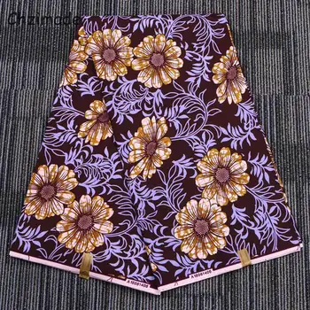 Chzimade 1Yard African Print Fabric Flower Nigerian Ankara Real Wax Wedding Fabric For Women Dress Diy Sewing Accessories
Chzimade 1Yard African Print Fabric Flower Nigerian Ankara Real Wax Wedding Fabric For Women Dress Diy Sewing Accessories