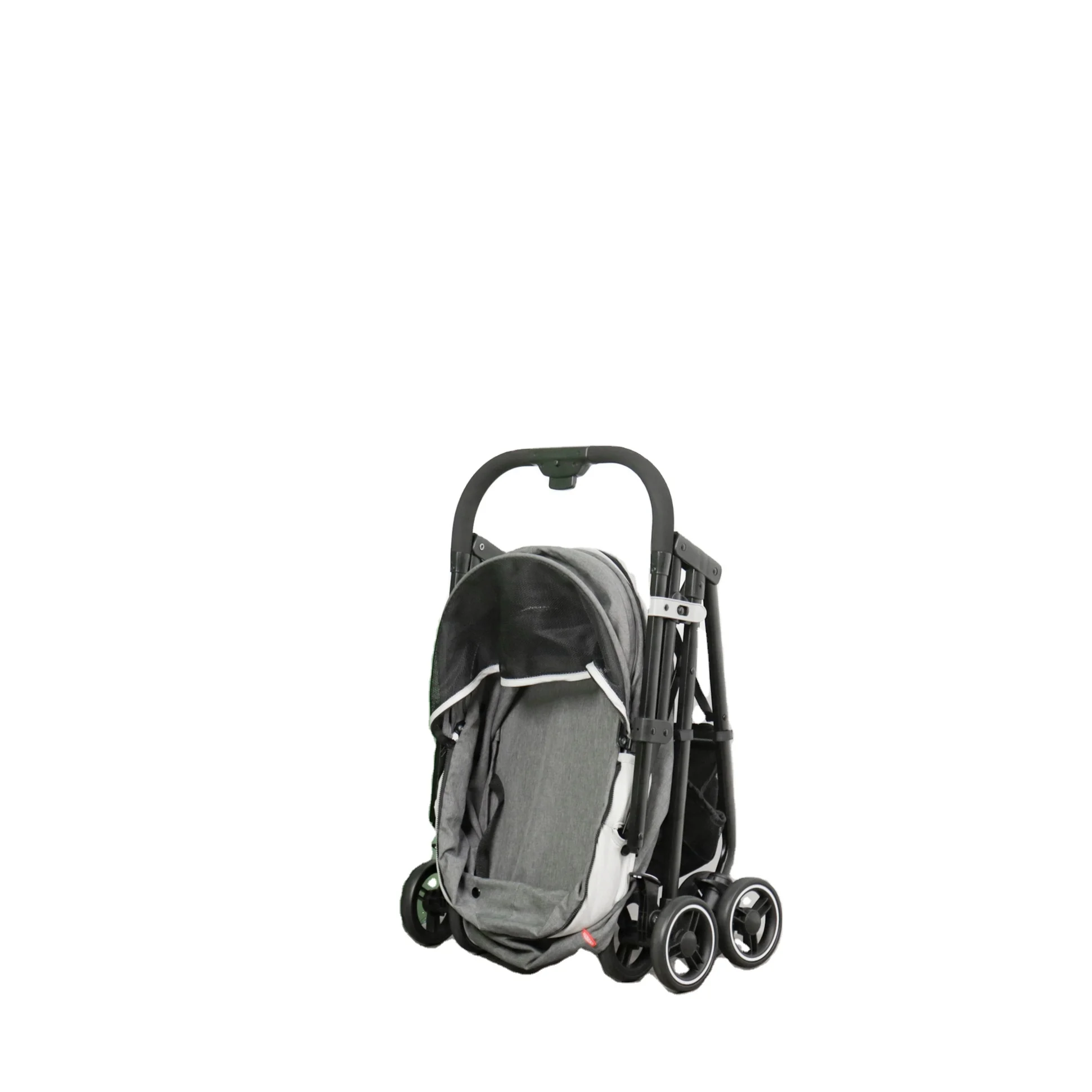 

Прогулочная коляска для собак и кошек, складная тележка на 4 колесиках с одним кликом для путешествий