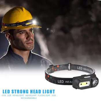 6 Modes Wave Sensor Flashlight Torch USB Rechargeable XPE+COB LED Headlamp with Battery Lighting for Fishing Camping
6 Modes Wave Sensor Flashlight Torch USB Rechargeable XPE+COB LED Headlamp with Battery Lighting for Fishing Camping