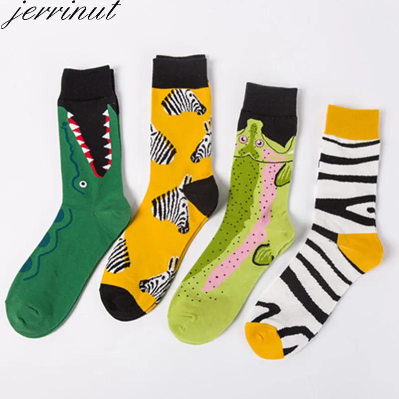 Jerrinut 1 Pairs Unisex Men Socks With Print cartoon animal Funny Combed Cotton Colorful Men's Harajuku Happy Socks women
Jerrinut 1 Pairs Unisex Men Socks With Print cartoon animal Funny Combed Cotton Colorful Men's Harajuku Happy Socks women