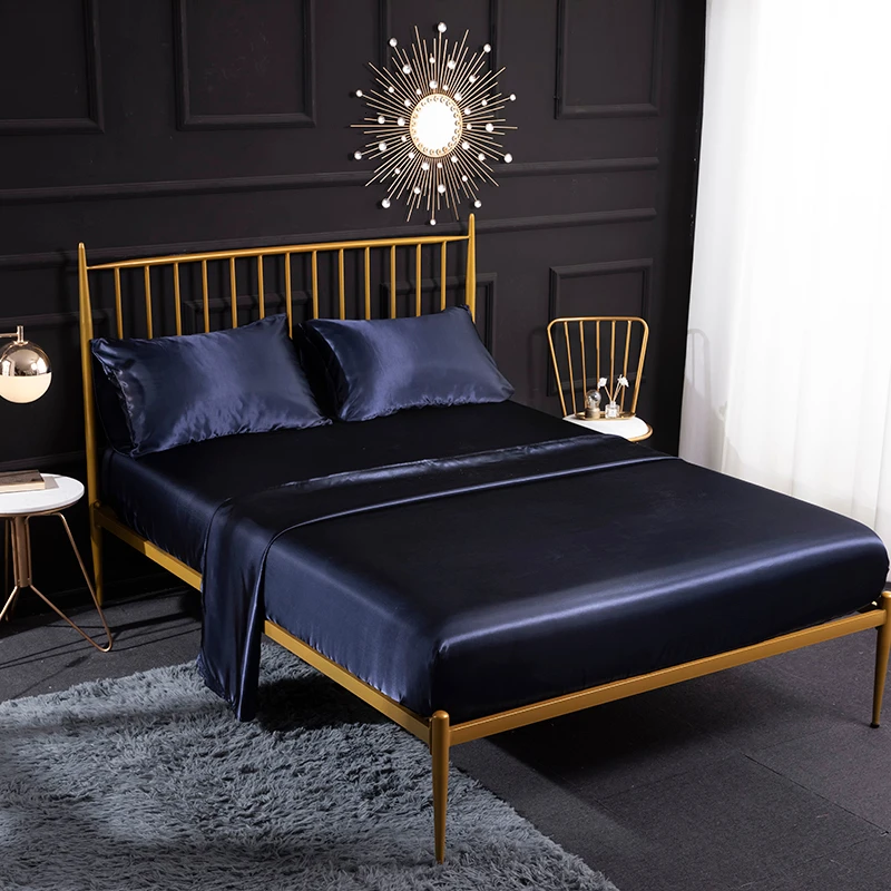 3/4 pcs Romantic Bedding Set Soft Satin Flat Sheet Fitted Sheet Pillowcase Home Textiles Twin/Full/Queen/King
3/4 pcs Romantic Bedding Set Soft Satin Flat Sheet Fitted Sheet Pillowcase Home Textiles Twin/Full/Queen/King