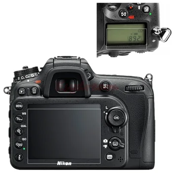Protective Self-adhesive Glass Main LCD Display + Film Info Screen Protector Guard Cover for Nikon D7100 D7200
Protective Self-adhesive Glass Main LCD Display + Film Info Screen Protector Guard Cover for Nikon D7100 D7200