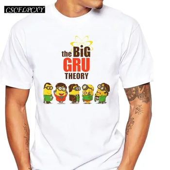 Asian Size The Big Gru Theory cartoon printed men t-shirt short sleeve casual tops hipster funny minion tee shirts
Asian Size The Big Gru Theory cartoon printed men t-shirt short sleeve casual tops hipster funny minion tee shirts