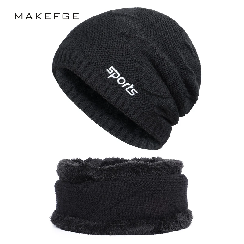Winter Men's Warm Hat Set Plus Velvet Knit New Sports Hat Knit Peas Ski Mask Men's Hat Scarf 2 Piece Ring Bib Outdoor Warm
Winter Men's Warm Hat Set Plus Velvet Knit New Sports Hat Knit Peas Ski Mask Men's Hat Scarf 2 Piece Ring Bib Outdoor Warm