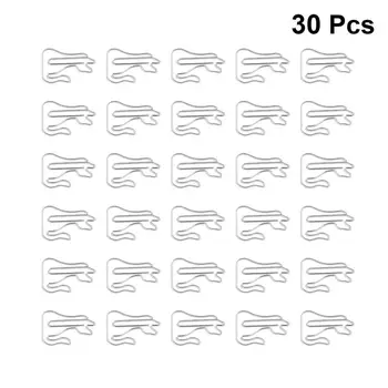 30Pcs Creative File Clamps Adorable Paper Holder Adorable Cute Cat Shaped Paper Clip(Silver)
30Pcs Creative File Clamps Adorable Paper Holder Adorable Cute Cat Shaped Paper Clip(Silver)