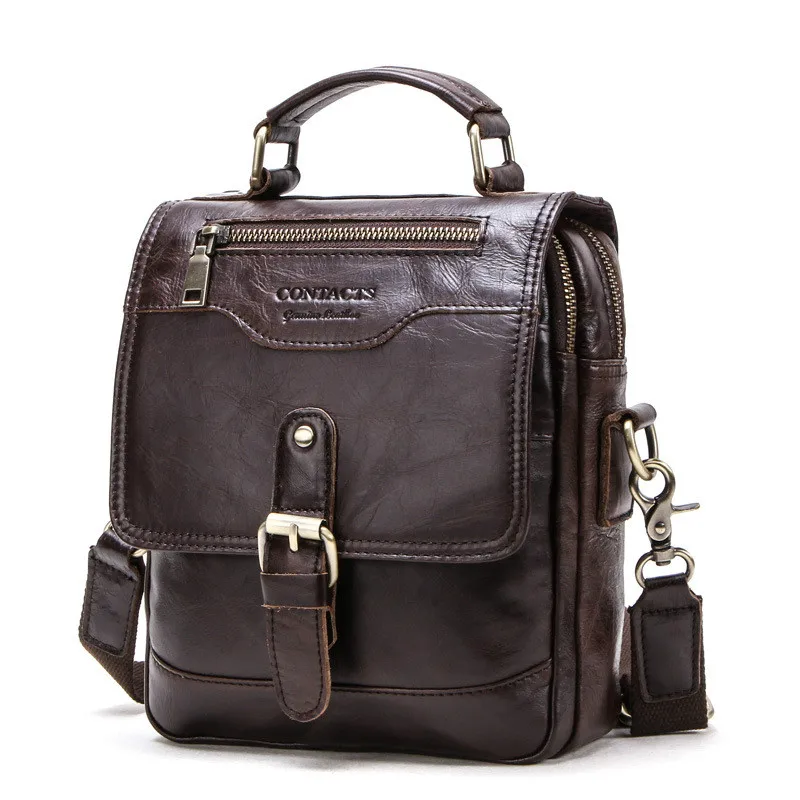 Fashion leather men's shoulder bag European and American casual leather messenger bag handbags
Fashion leather men's shoulder bag European and American casual leather messenger bag handbags