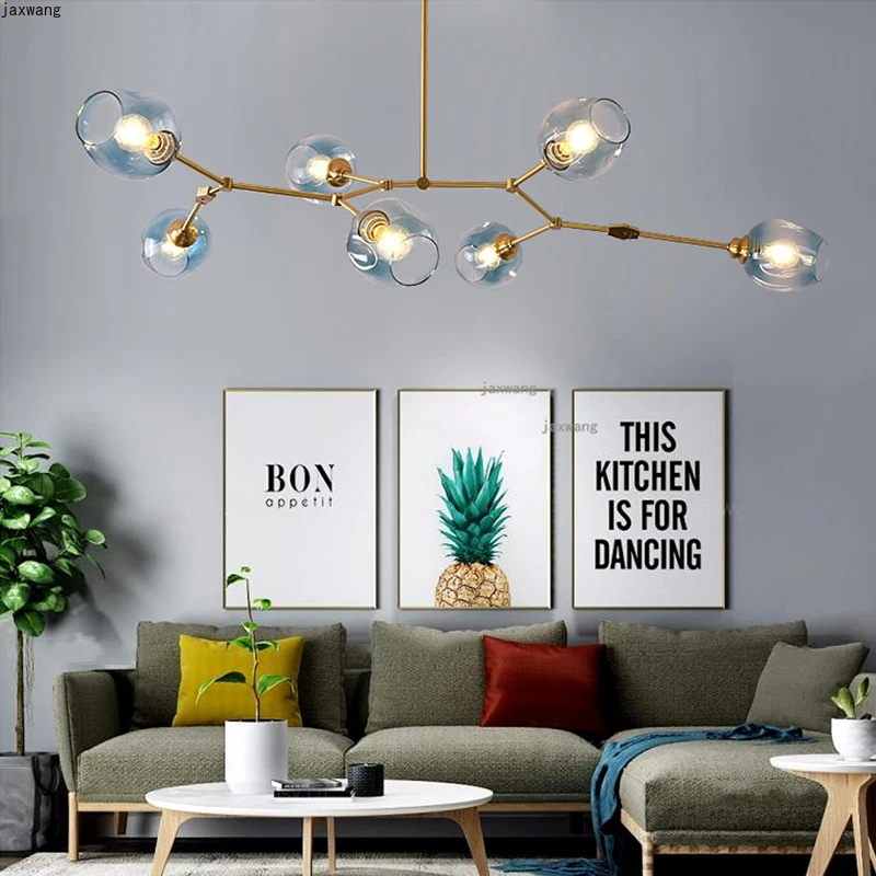 Modern Pendant Lights Designer Glass Pedant Lamp Art Decor Light Fixtures for Bar Dining Room Kitchen Living Luster | Лампы и
