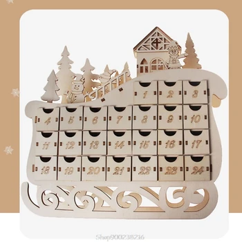 Sleigh Wooden Advent Calendar Countdown Christmas Party Decor 24 Drawers with LED Light S15 20 Dropship
Sleigh Wooden Advent Calendar Countdown Christmas Party Decor 24 Drawers with LED Light S15 20 Dropship