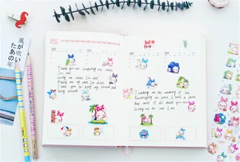 6 Pcs/pack Cute Scarf Pet Rabbit Stickers PVC Diary Sticker Scrapbook Decoration PVC Stationery Stickers
6 Pcs/pack Cute Scarf Pet Rabbit Stickers PVC Diary Sticker Scrapbook Decoration PVC Stationery Stickers