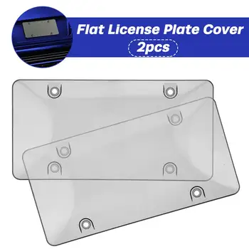 2pc Smoked Flat License Plate Cover Smoked Clear License Plate Cover Frame Shield Tinted Bubbled Flat Car Frame Holder Screw Cap
2pc Smoked Flat License Plate Cover Smoked Clear License Plate Cover Frame Shield Tinted Bubbled Flat Car Frame Holder Screw Cap