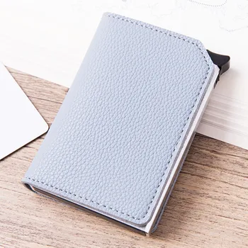 Smart Wallet Business Card Holder Hasp Rfid Popup Wallet Aluminum Metal Credit Business Mini Card Wallet Dropshipping man women
Smart Wallet Business Card Holder Hasp Rfid Popup Wallet Aluminum Metal Credit Business Mini Card Wallet Dropshipping man women