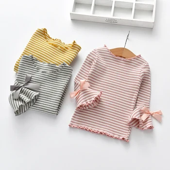 Baby Sweater Girls T-Shirt Spring Cotton Long Flare Sleeve Girls Shirts Kids Baby Toddler Tops Kids Striped Printed Blouses
Baby Sweater Girls T-Shirt Spring Cotton Long Flare Sleeve Girls Shirts Kids Baby Toddler Tops Kids Striped Printed Blouses