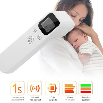 Handheld Portable Non-Contact Infrared Thermometer High Precision Thermometer Temperature Meter Tool Lcd Memory Function
Handheld Portable Non-Contact Infrared Thermometer High Precision Thermometer Temperature Meter Tool Lcd Memory Function