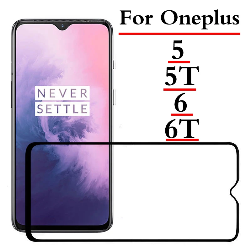 genuine 9D Tempered Glass for Oneplus 5 6 Oneplus5 Oneplus6 case protective Glas 5T 6T tremp coque Capa cases glass |