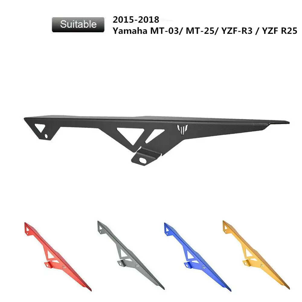 Мотоцикл CNC цепной ремень Звездочка Защитная крышка для Yamaha MT-03 MT 03 MT25 YZF R25 R3 2015 2016 2017 2018 аксессуары для мотоциклов