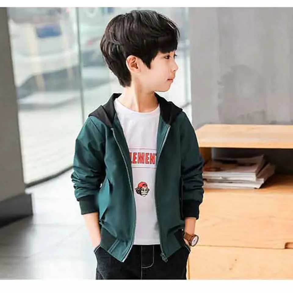 

Куртка детская демисезонная с капюшоном, с надписью, на возраст 3, 4, 5, 6, 8, 10 лет