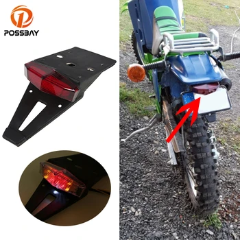 POSSBAY Motorcycle Tail Light Bike Red Rear Fender Taillight LED Brake Stop Lights for CRF KTM EXC WRF 250 400 426 450
POSSBAY Motorcycle Tail Light Bike Red Rear Fender Taillight LED Brake Stop Lights for CRF KTM EXC WRF 250 400 426 450