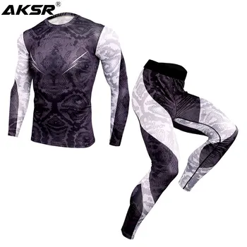 AKSR Men's Running Sportswear Compression t shirts pants Sports Tracksuit Men Quick Dry Gym Fitness leggings Joggers ropa hombre
AKSR Men's Running Sportswear Compression t shirts pants Sports Tracksuit Men Quick Dry Gym Fitness leggings Joggers ropa hombre