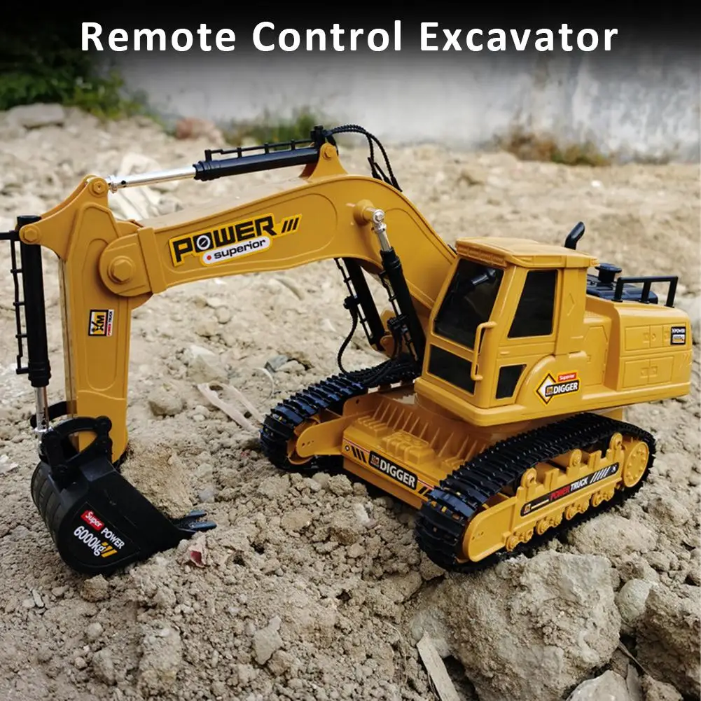 2.4G 1:18 RC Excavator Engineering Tractor Truck Toys Boys Simulation Remote Control Car Model Toy For Children New Year Gift
2.4G 1:18 RC Excavator Engineering Tractor Truck Toys Boys Simulation Remote Control Car Model Toy For Children New Year Gift