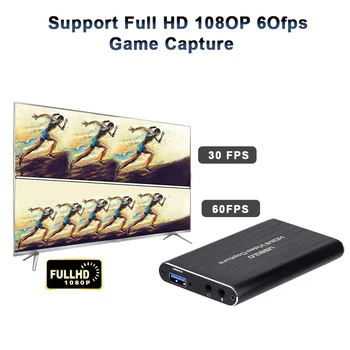 Elisona HD Video Capture Device 4K 1080P USB3.0 HDMI HD Video Capture Device Card Box for Video Recording Mobile Game Live
Elisona HD Video Capture Device 4K 1080P USB3.0 HDMI HD Video Capture Device Card Box for Video Recording Mobile Game Live