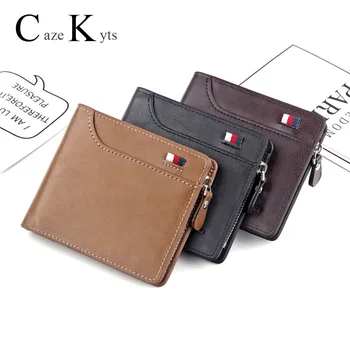 New men's short wallet Retro casual cross card bag Multi-function wallet zipper bag leather purse 
New men's short wallet Retro casual cross card bag Multi-function wallet zipper bag leather purse