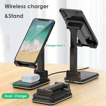 3in1 Wireless charger Stand charge for cellphone airpod Pro stretchable Holder for cellphone and Pad
3in1 Wireless charger Stand charge for cellphone airpod Pro stretchable Holder for cellphone and Pad