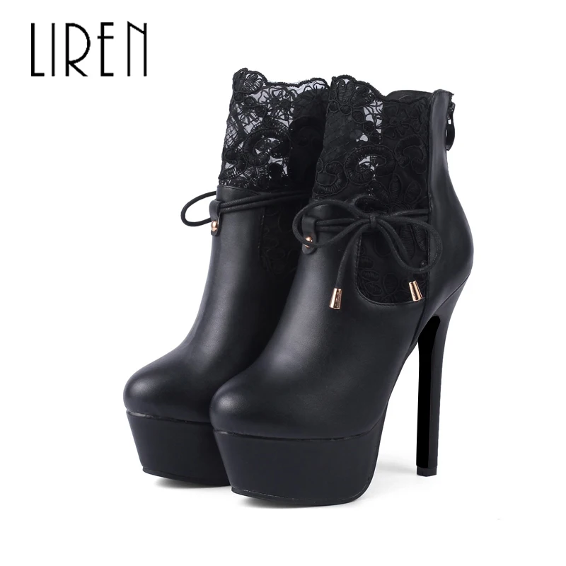 Liren 2019 Winter PU New Lady Ankle Zip Platform Boots High Thin Heels Round Toe Short Plush Sexy Fashion Lady Comfortable Boots 
Liren 2019 Winter PU New Lady Ankle Zip Platform Boots High Thin Heels Round Toe Short Plush Sexy Fashion Lady Comfortable Boots