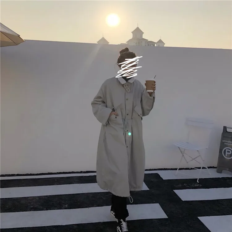 Lamb Fur Collar Workwear Cotton-padded Clothes Cotton Coat Female Winter 2019 New Style Korean-style Loose Thick Mid-length Cott
Lamb Fur Collar Workwear Cotton-padded Clothes Cotton Coat Female Winter 2019 New Style Korean-style Loose Thick Mid-length Cott