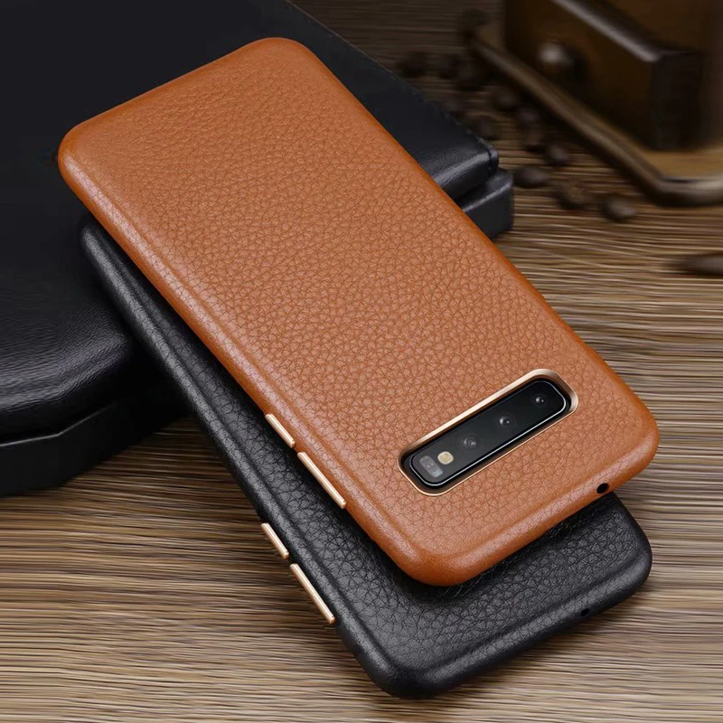 Luxury Metal Volume Button Case For Samsung Galaxy S10 S10 Plus S10 Vintage Soft Genuine Leather Back Case Cover Fran-slz
Luxury Metal Volume Button Case For Samsung Galaxy S10 S10 Plus S10 Vintage Soft Genuine Leather Back Case Cover Fran-slz