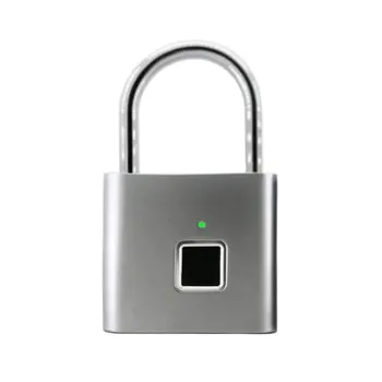 Security Keyless USB Rechargeable Door Lock Fingerprint Smart Padlock Quick Unlock Zinc alloy Metal Portable
Security Keyless USB Rechargeable Door Lock Fingerprint Smart Padlock Quick Unlock Zinc alloy Metal Portable