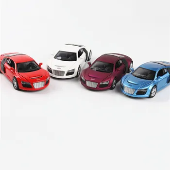 1:32 Audi R8 alloy car model simulation pull back car door sound and light matte super sports car children's toys
1:32 Audi R8 alloy car model simulation pull back car door sound and light matte super sports car children's toys