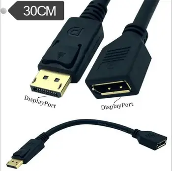 Gold DisplayPort Male to Female Extension Cable Desktop notebook extended device such as DP interface of graphics card display
Gold DisplayPort Male to Female Extension Cable Desktop notebook extended device such as DP interface of graphics card display