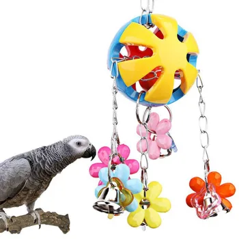 Bird Acrylic Chew Biting Parrot Toy Colorful Hanging Ball With Bells Toys For Parrot Cage Accessries Papegaaien Speelgoed #s1
Bird Acrylic Chew Biting Parrot Toy Colorful Hanging Ball With Bells Toys For Parrot Cage Accessries Papegaaien Speelgoed #s1