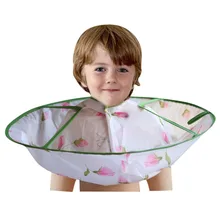 MUQGEW enfants garçon coupe de cheveux Cape robe coiffeur barbier tablier de coiffure enfants fleur robe Salon coiffeur barbier tablier(China)