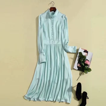 Women Clothes Summer Mint Green Dress Ladies Designer Woman Shirt Dress Long Sleeve Womens Button Up Dresses Free Shipping
Women Clothes Summer Mint Green Dress Ladies Designer Woman Shirt Dress Long Sleeve Womens Button Up Dresses Free Shipping