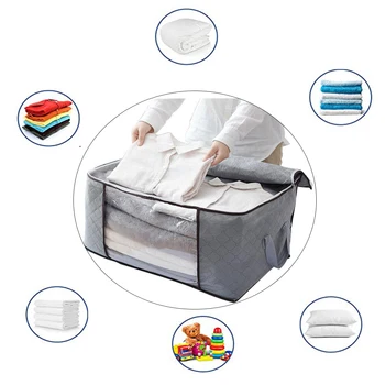 Large Storage Bag,Non-Woven Quilt Sweater Storage Box,Dust-Proof And Moisture-Proof Storage Bag With Window,Foldable Storage Bag
Large Storage Bag,Non-Woven Quilt Sweater Storage Box,Dust-Proof And Moisture-Proof Storage Bag With Window,Foldable Storage Bag