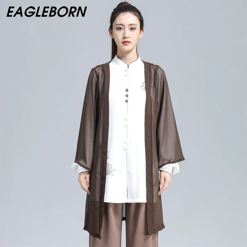 New Traditional Chinese Clothing for Women Kungfu Clothing Traditional Chinese Tops for Women Tai Chi Uniform Three-piece Cloak
New Traditional Chinese Clothing for Women Kungfu Clothing Traditional Chinese Tops for Women Tai Chi Uniform Three-piece Cloak