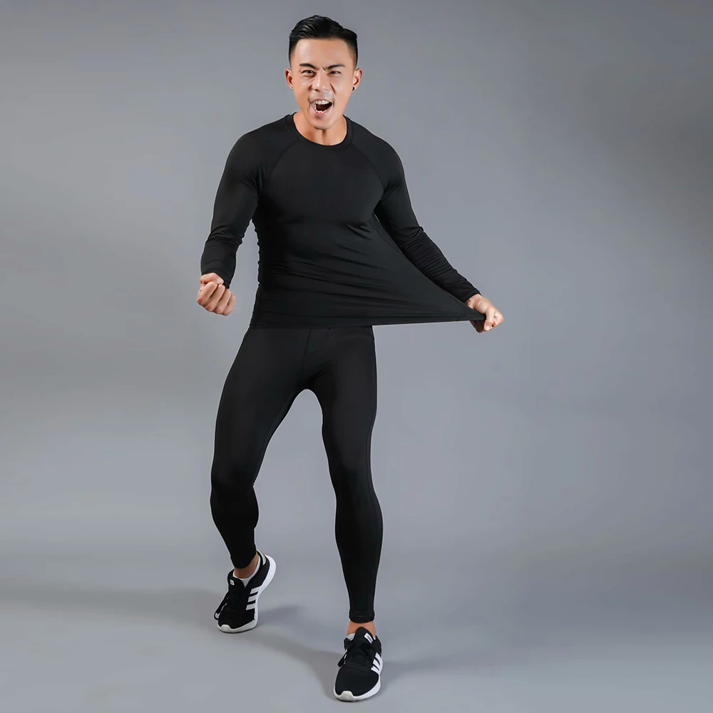 Compression sport suits men sport sport sports quick drying running clothing sets joggers training gym fitness workout set 
Compression sport suits men sport sport sports quick drying running clothing sets joggers training gym fitness workout set