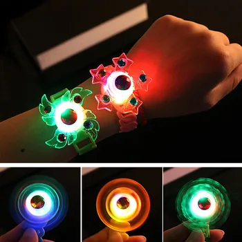 1PC Kids LED Glow In The Dark Game Toys for Children Gift Finger Spinner Band Manual Rotating Soft Flash Luminous Gyro Bracelet 
1PC Kids LED Glow In The Dark Game Toys for Children Gift Finger Spinner Band Manual Rotating Soft Flash Luminous Gyro Bracelet