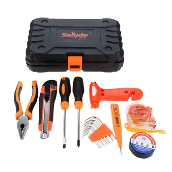 16Pcs Electric Screwdriver Repair Tool Sets Multifunctional Combination Carpentry Hand Tool Kit w/Plastic Toolbox Storage Case
16Pcs Electric Screwdriver Repair Tool Sets Multifunctional Combination Carpentry Hand Tool Kit w/Plastic Toolbox Storage Case