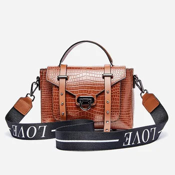 2019 Female Large Capacity Top-handle Bags Genuine Leather Handbags Ladies Cowhide Shoulder Bag Crocodile Pattern Crossbody Bags 
2019 Female Large Capacity Top-handle Bags Genuine Leather Handbags Ladies Cowhide Shoulder Bag Crocodile Pattern Crossbody Bags