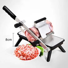 Household Meat Slicing Machine 20cm Blade Stainless Steel Manual Thickness Adjustable Meat Vegetables Slicer Cutter Machine Tool
Household Meat Slicing Machine 20cm Blade Stainless Steel Manual Thickness Adjustable Meat Vegetables Slicer Cutter Machine Tool