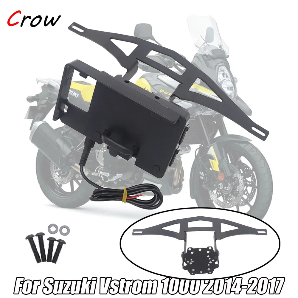 Черный Кронштейн для навигации, держатель для смартфона GPS для Suzuki vдополнительный 1000 XT A 2014-2017 Универсальный
Черный Кронштейн для навигации, держатель для смартфона GPS для Suzuki vдополнительный 1000 XT A 2014-2017 Универсальный