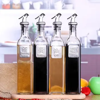 Leakproof Glass Oil Bottle Vinegar Bottle Seasoning Bottle Household Soy Sauce Vinegar Pot Kitchen Supplies Set Sauce Dish Gravy
Leakproof Glass Oil Bottle Vinegar Bottle Seasoning Bottle Household Soy Sauce Vinegar Pot Kitchen Supplies Set Sauce Dish Gravy