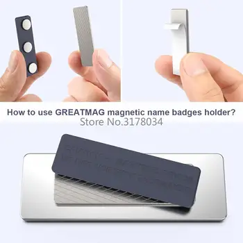 10pcs Badge Magnets Magnetic Name Badge Buttons Holders Name Tag Magnet Backs with 3 Magnets 44x13mm / 1.76x0.5inch
10pcs Badge Magnets Magnetic Name Badge Buttons Holders Name Tag Magnet Backs with 3 Magnets 44x13mm / 1.76x0.5inch