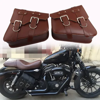 Motorcycle Universal Saddle Bags PU Leather Tool Luggage Storage Pouch For Harley Sportster Softail Dyna Chopper Bobber
Motorcycle Universal Saddle Bags PU Leather Tool Luggage Storage Pouch For Harley Sportster Softail Dyna Chopper Bobber