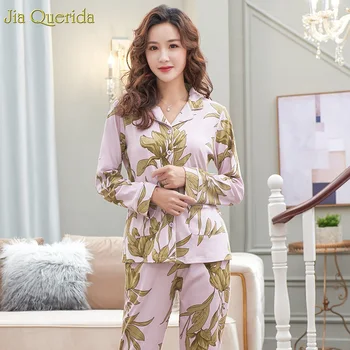 Plus Size Pajamas Set Toon Purple Loungewear High Quality Homewear Long Sleeve Autumn Winter Sleepwear Pyjamas Women 100% Cotton
Plus Size Pajamas Set Toon Purple Loungewear High Quality Homewear Long Sleeve Autumn Winter Sleepwear Pyjamas Women 100% Cotton
